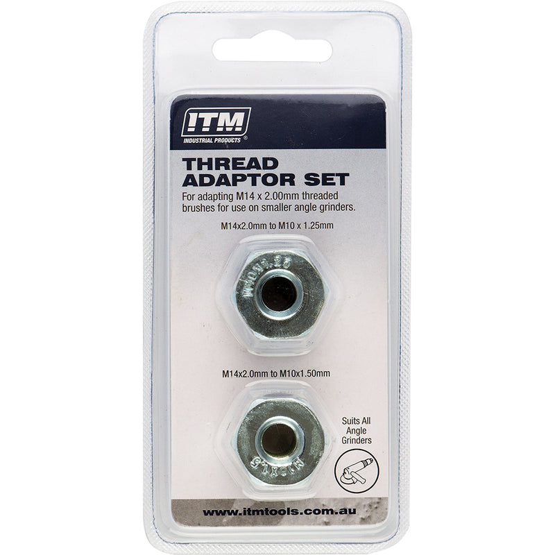 Itm Arbor Thread Adaptors - 2Pk