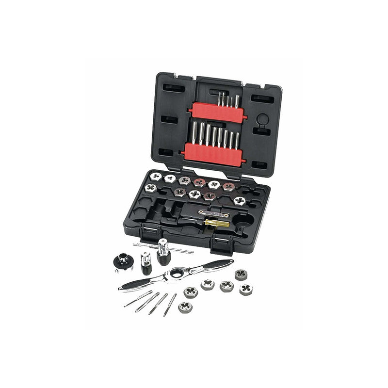 Ratcheting Tap & Die Set 40pc Metric