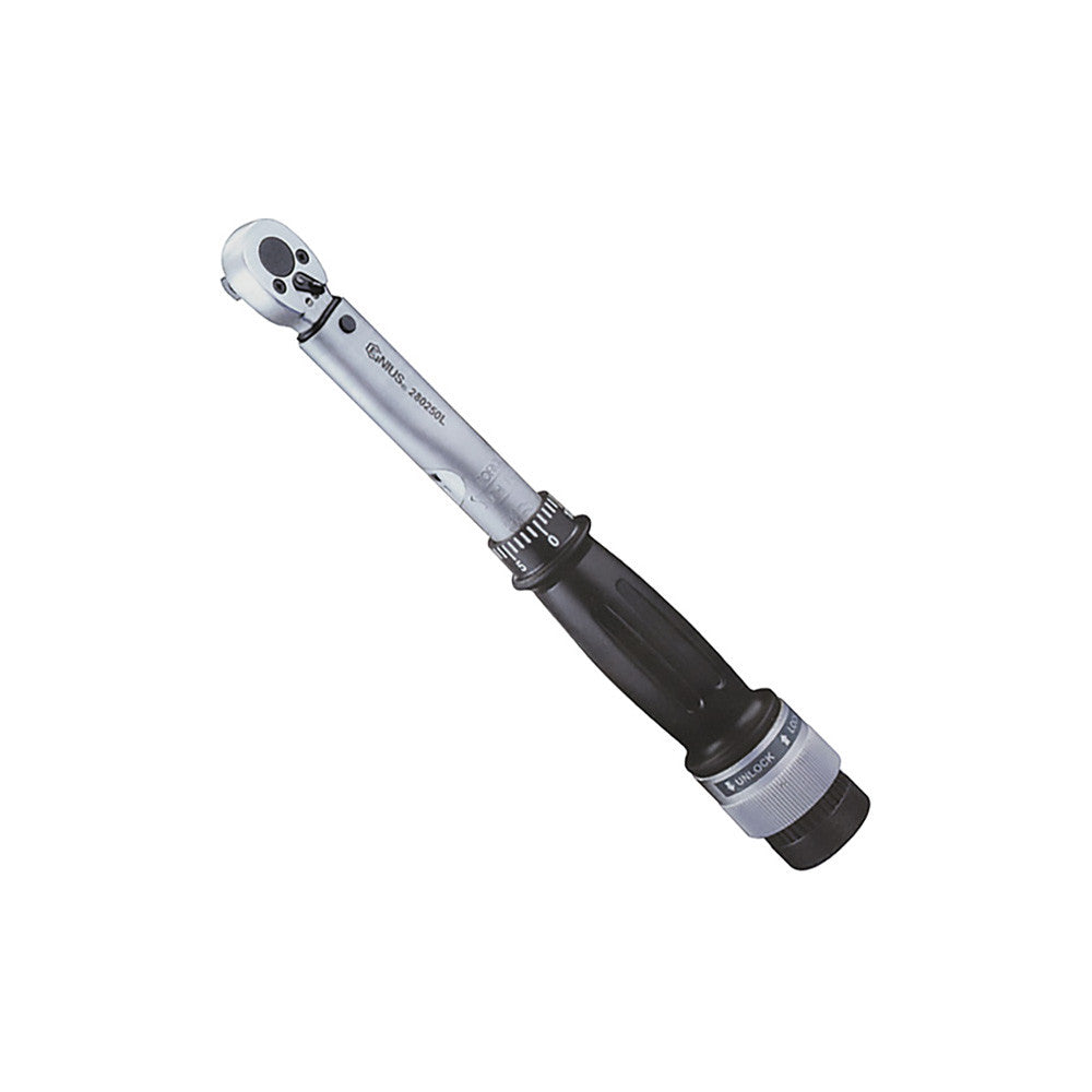 Genius Tools 1/4" Dr. 40-250in/lb. Torque Wrench