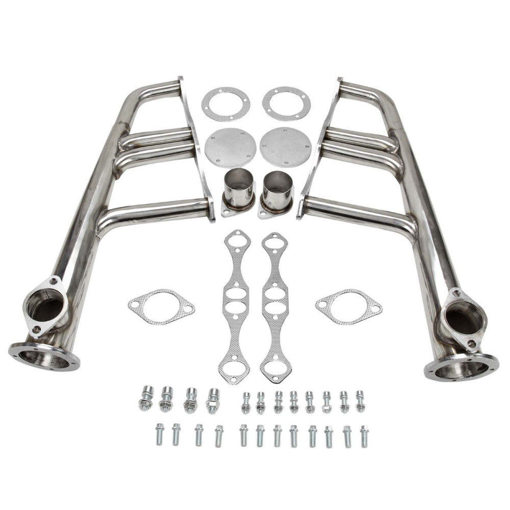 AFTERBURNER SS Lake Style Exhaust Headers For SBC 265-400 V8 Chev#5828