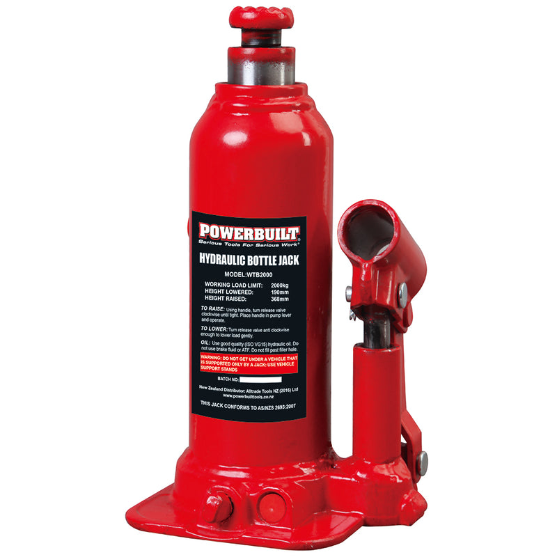 Powerbuilt 2.2Ton / 2000Kg Bottle Jack