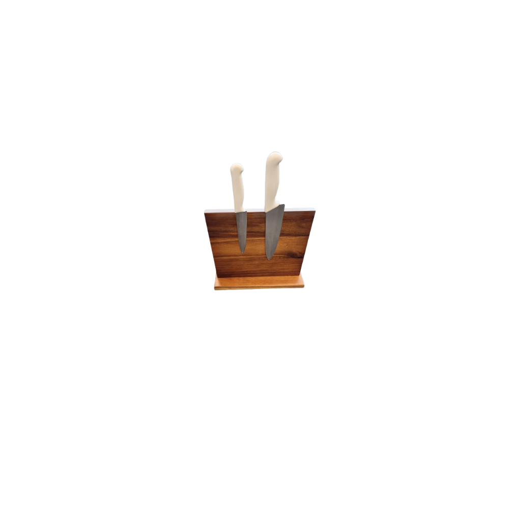 Magnetic Wooden Knife Stand