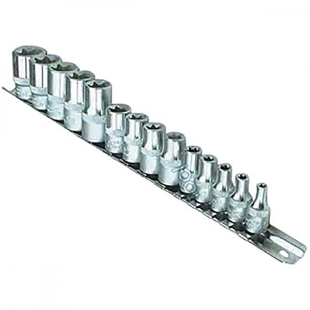 T&E Tools 14Pc (E4-E24) Female Torx Socket Set