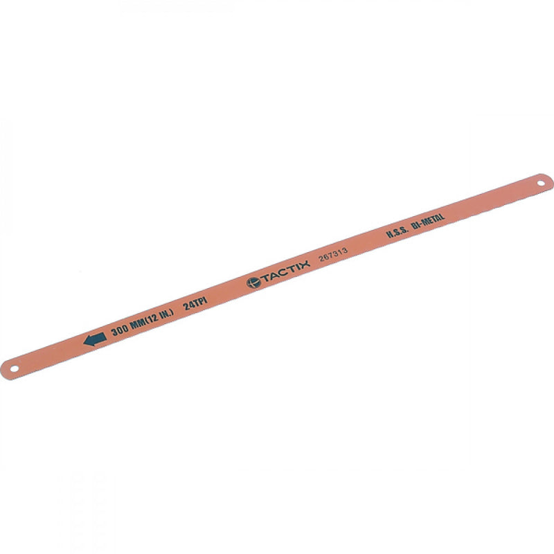 Tactix Hacksaw Blade 2Pc 300mm/12in Bi-Metal 24T