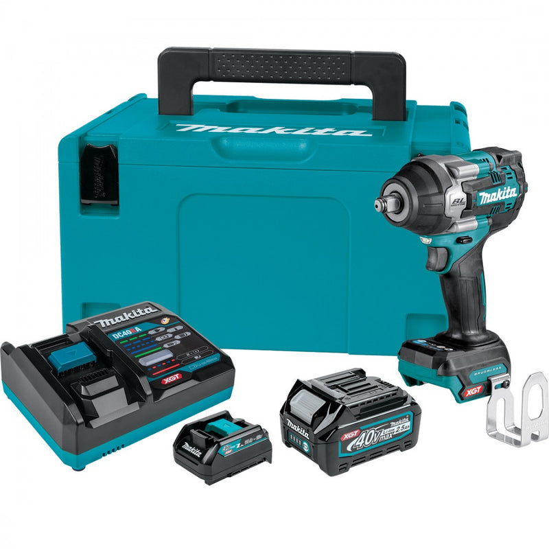 MAKITA 40Vmax XGT Brushless 1/2" Mid-Torque Impact Wrench - KIT