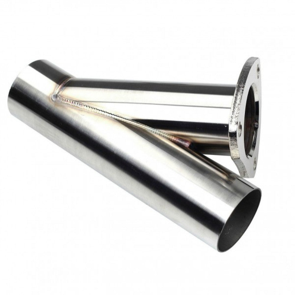 Electric Exhaust Cutout Y-Pipe-Remote Control Muffler Pair 2 1/2" #2304H