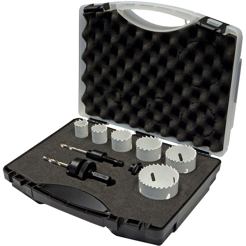 Unikut 9Pc Bi-Metal Holesaw Set - Locksmith