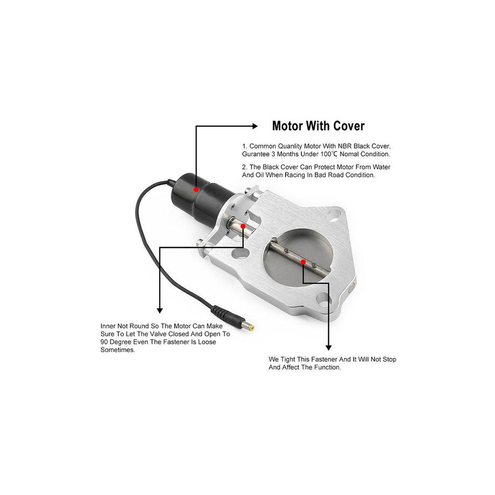 Afterburner Exhaust Cut Outs 2.5 Inch Electric Motor#2304MOTOR