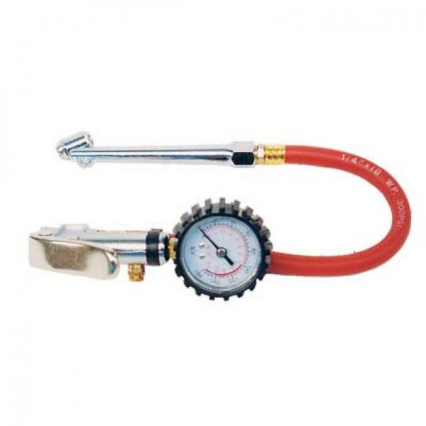 Tyre Inflator Dial Gauge Dual Chuck