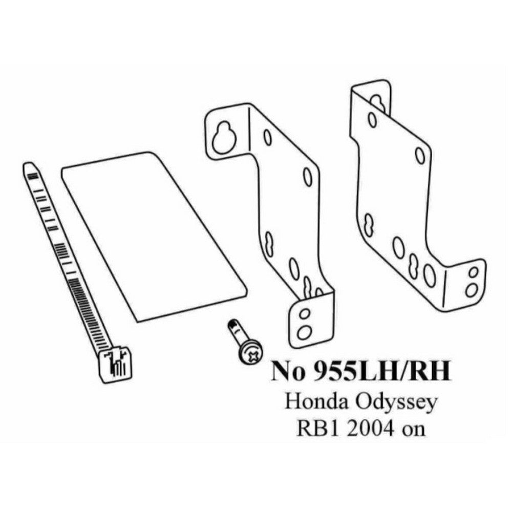Radio Brackets Honda Odyssey 2004 On (Rb1)