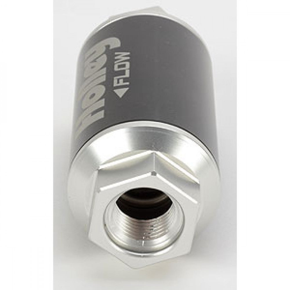 Holley Fuel Filter Billet 100 GPH 40 MIC 3/8 NPT Each#162-562