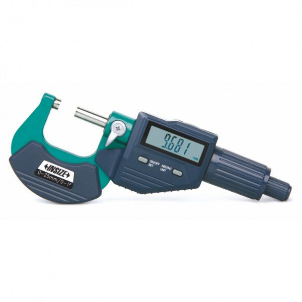 Outside Micrometer Digital 0-25mm/ 0-1" x .001 mm/0.00005" Insize 3109-25A