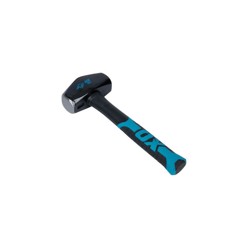 OX Trade Club Hammer, Fibreglass Handle - 3lb / 1.3kgs