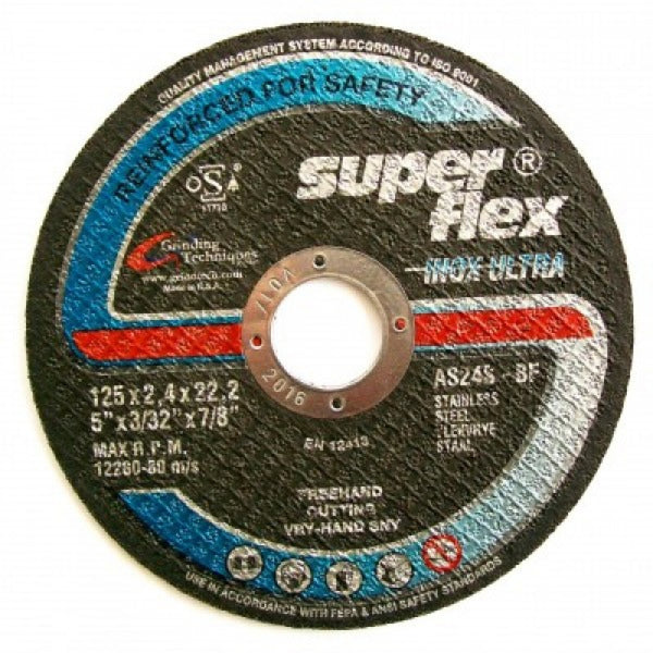 100 Pack Metal Cutting Disc 125mm x 2.4mm x 22mm