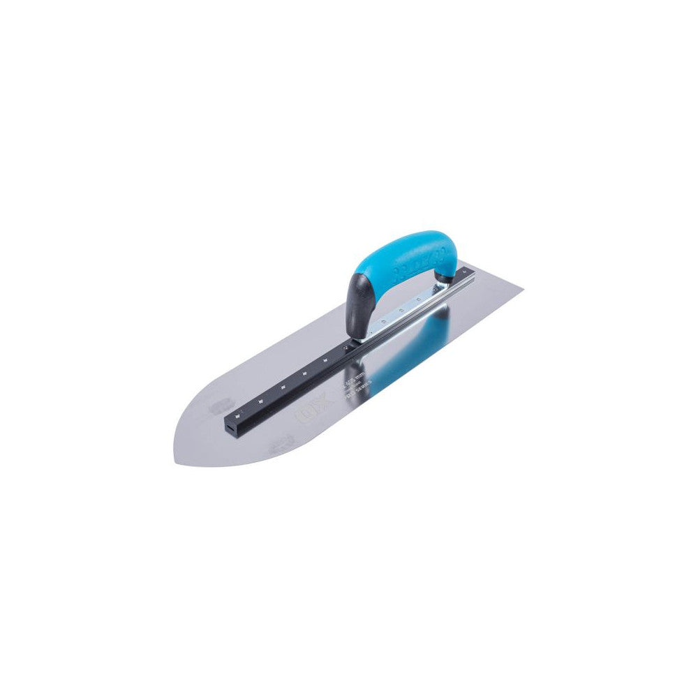 OX Professional 115 x 405mm S/S Pointed Finishing Trowel