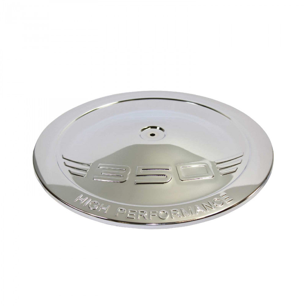 TSP 14" 350 Muscle Car Style Chrome Steel Air Cleaner Top #7081A