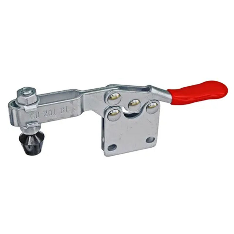 Toggle Clamp Horizontal Straight Base Flat Handle