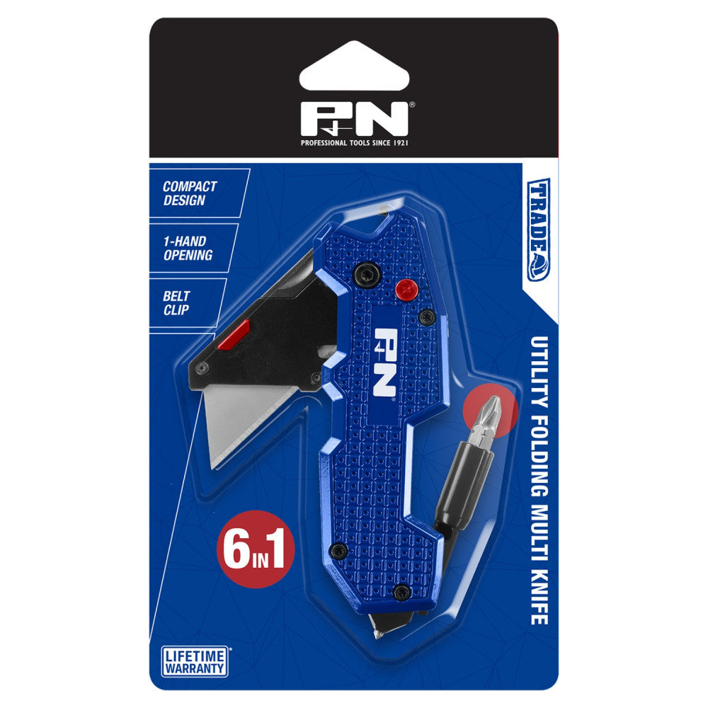 P&N 6-in-1 Multi Utility Folding Knife