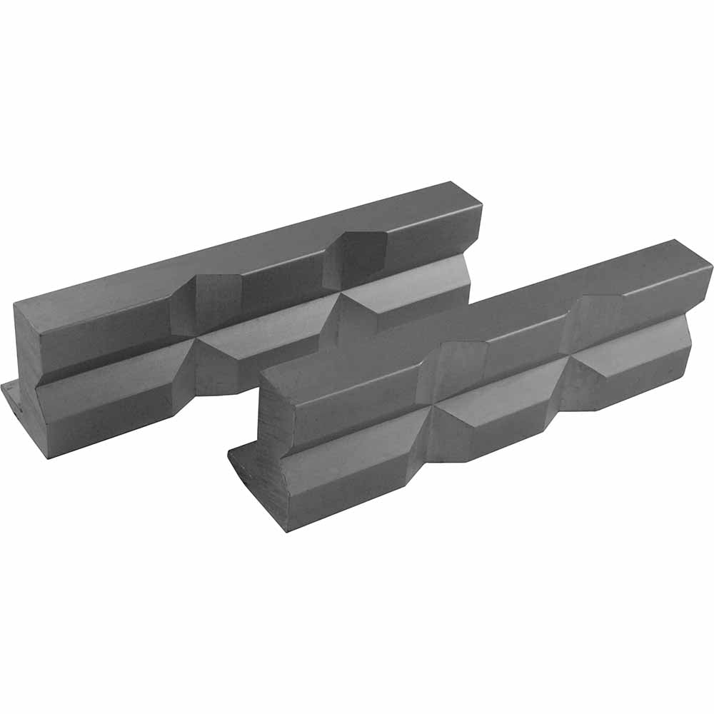 Itm Soft Vice Jaws Alumimium Prism Face 100mm