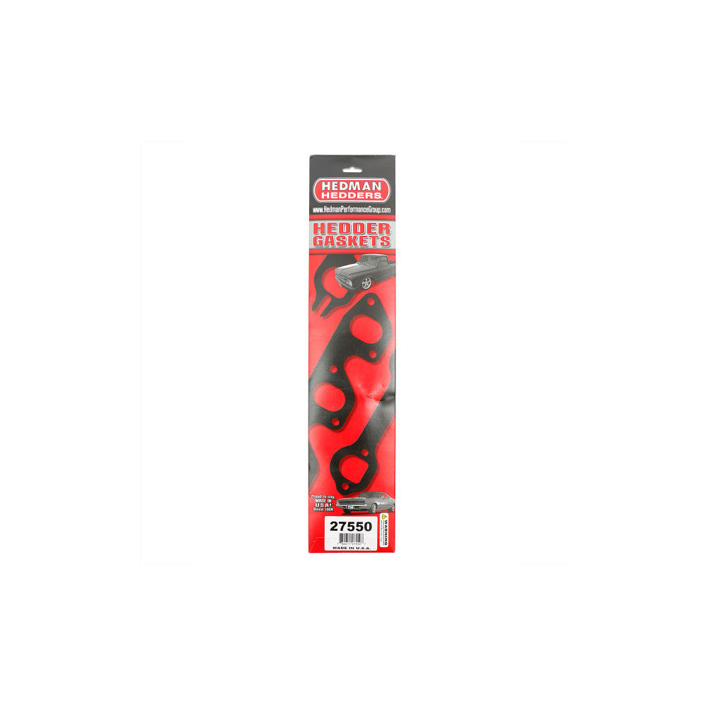 Hedman Exhaust Gaskets BB Chev Square Port Set#HED27550