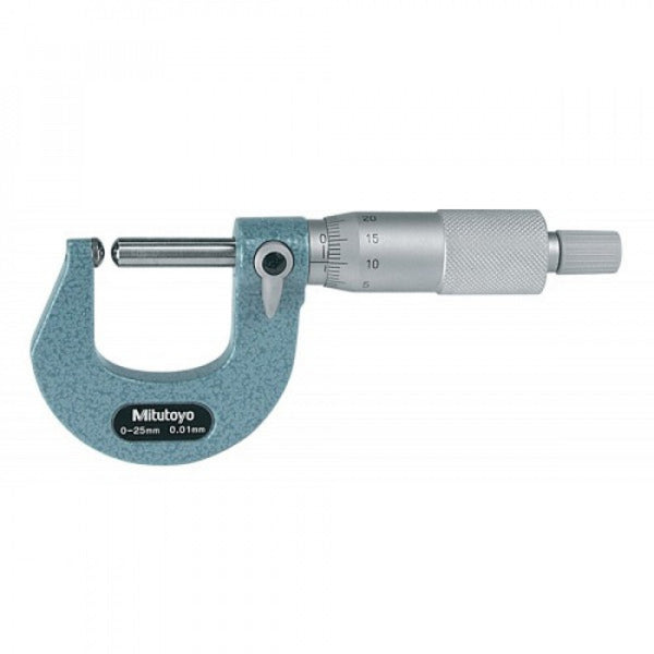 Mitutoyo Outside Micrometer 0-25mm x .01mm (spherical Anvil And Spindle)