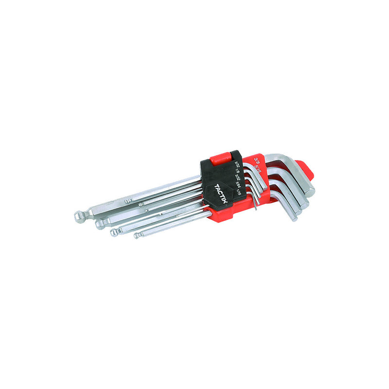 Tactix Hex Key Long 9Pc Sae