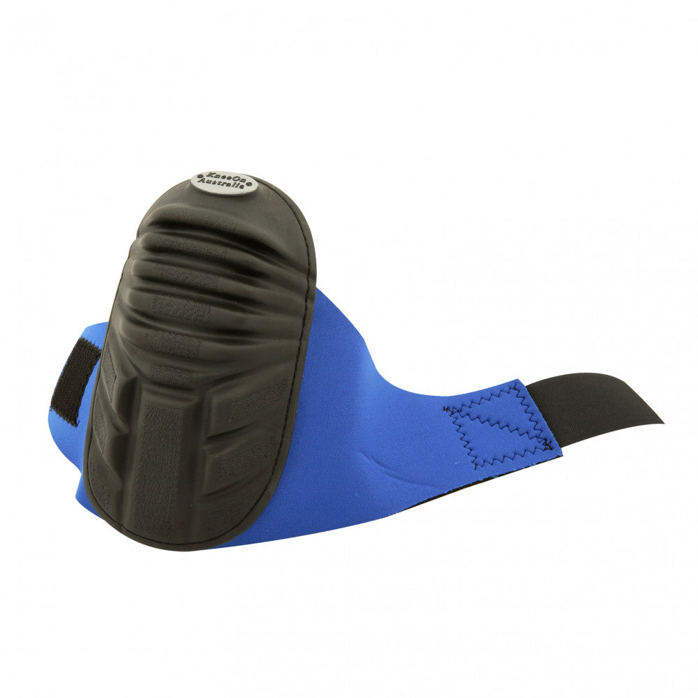 Crescent Knee Protectors Blue/Black Pro Single Strap