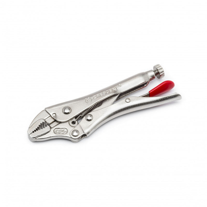 Crescent 5" Curved Jaw Locking Pliers With Wire Cutter