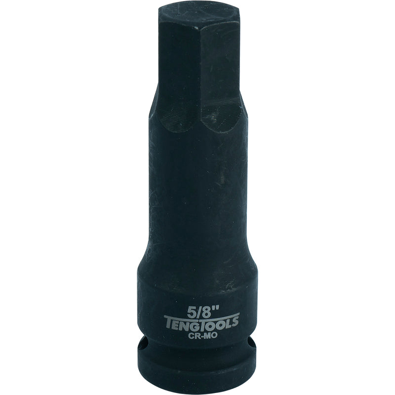 Teng 1/2in Dr. Hex Bit Impact Socket 5/8