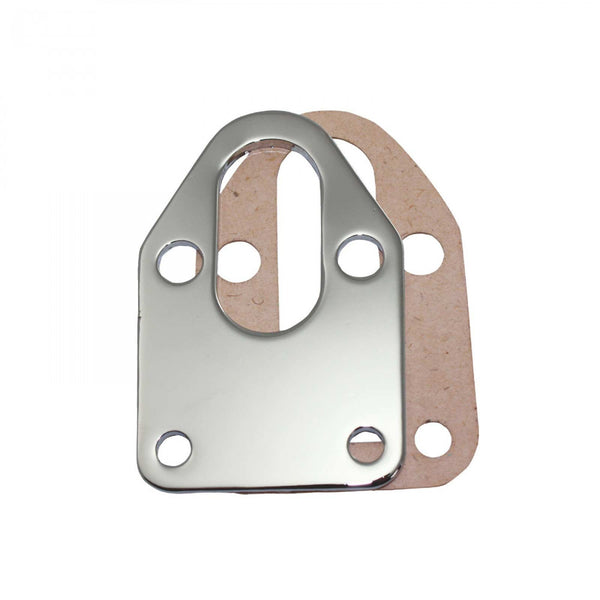 TSP - Chevy Small Block Chrome Steel Fuel Pump Mounting Plate