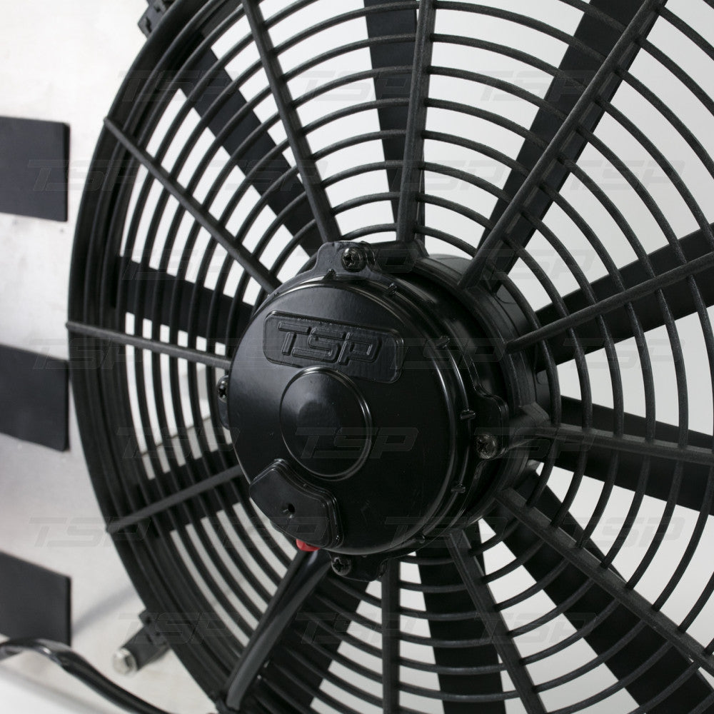 TSP Universal Single Fan 23 3/4" Fan Shroud Kit #8512