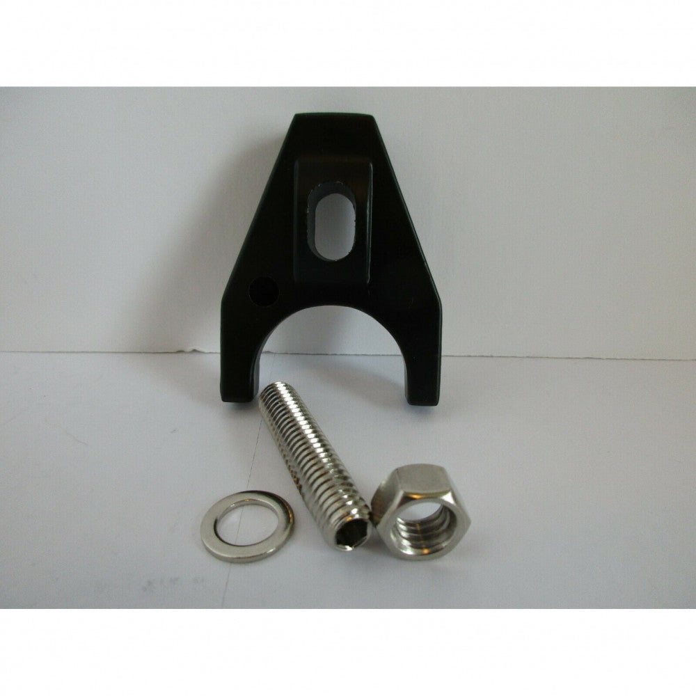 AFTERBURNER Distributor Hold Down Clamp (Chev) Billet Alloy Black - Pack