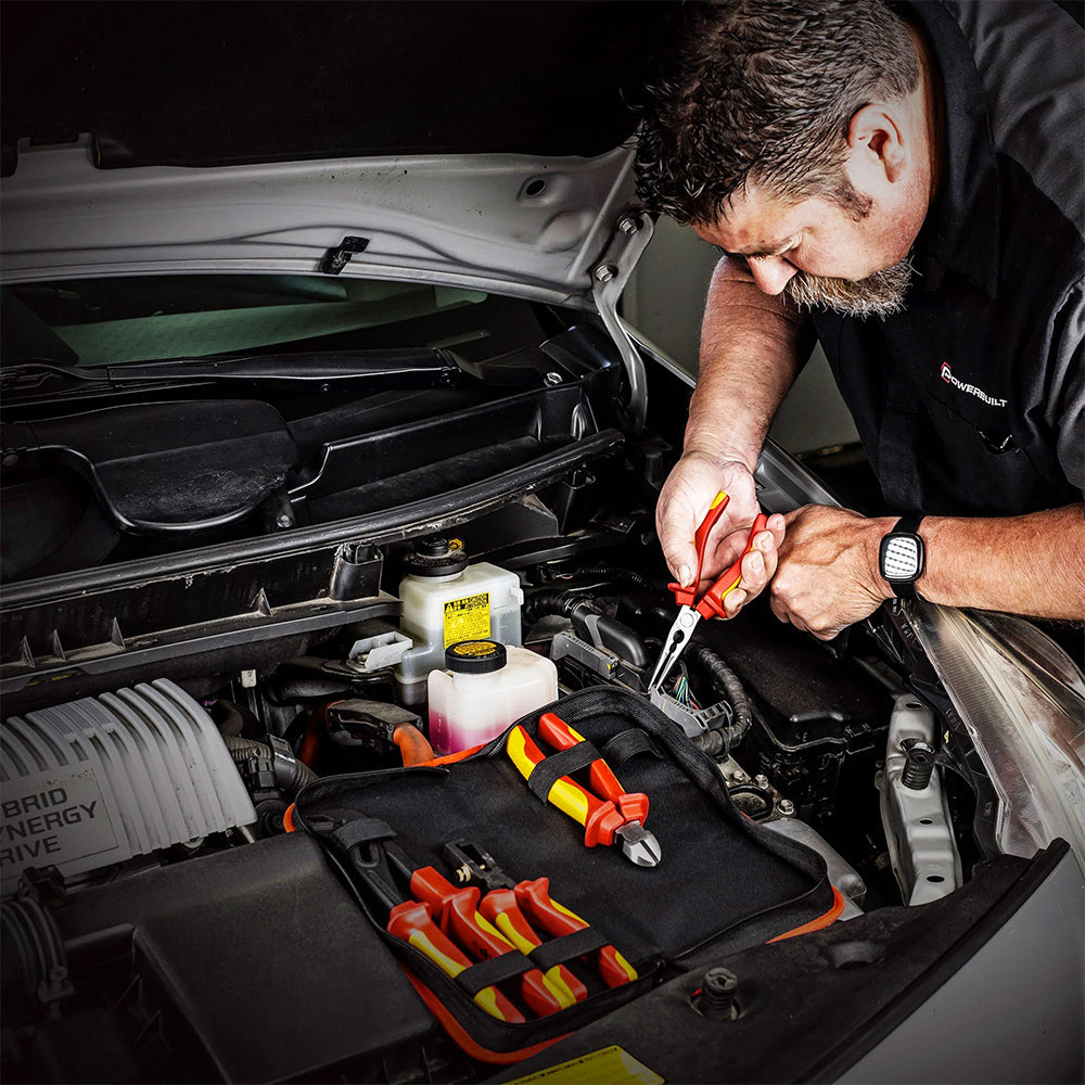 Powerbuilt 4pc VDE Plier Set W/Storage Case