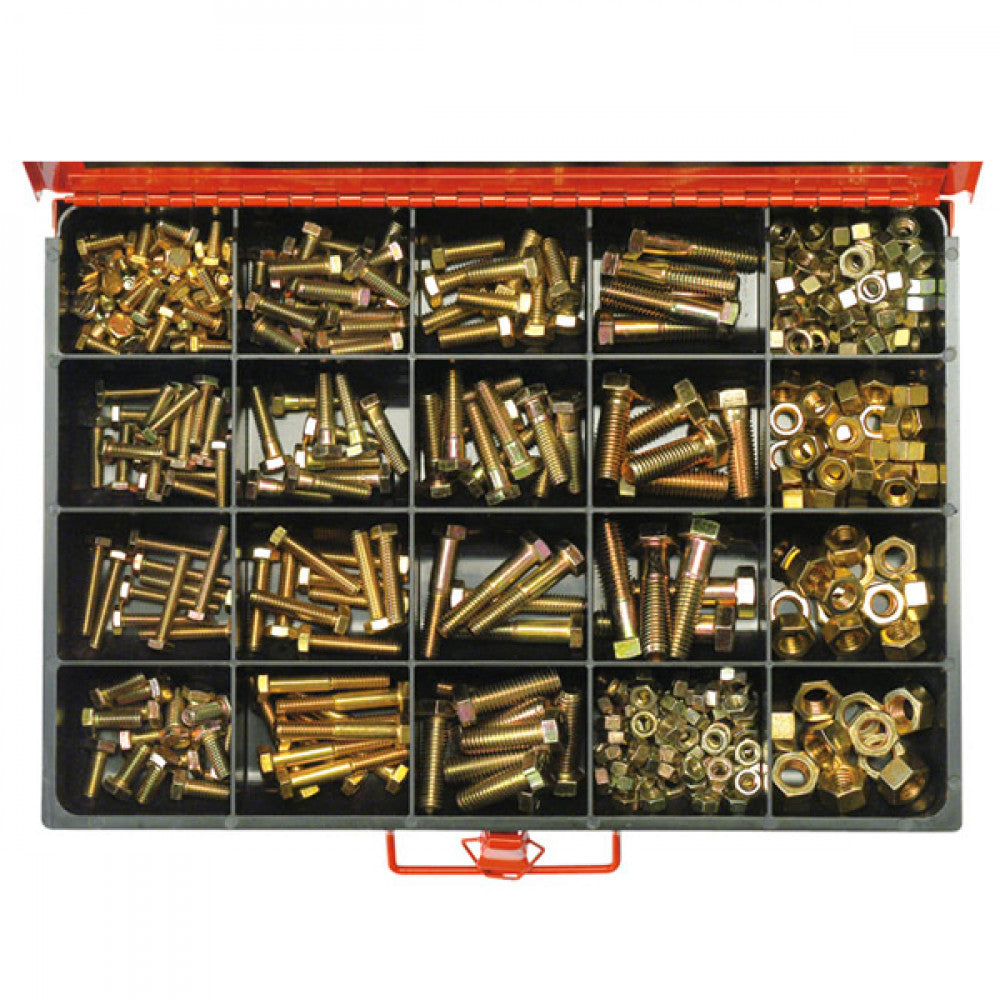 Champion Master Kit  370Pc Unc Bolt, Set Screw & N