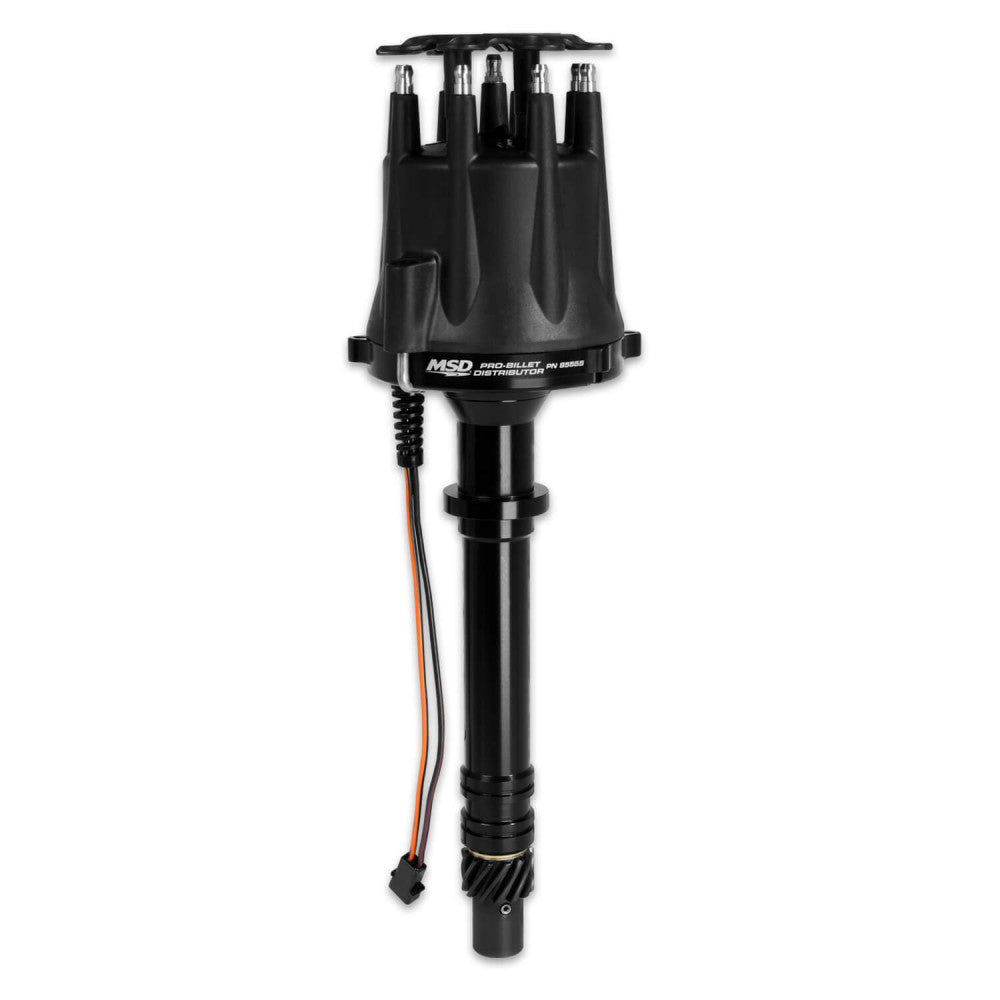 MSD Ignition Pro-Billet Distributor Chevy V8 All Black#MSD85555