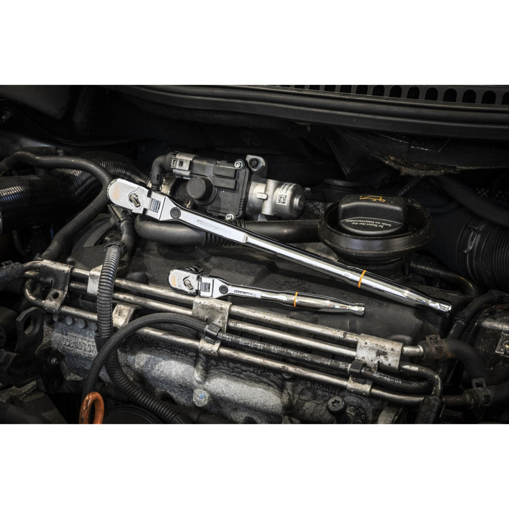 GEARWRENCH 2Pc 1/4 & 3/8 in. Drive 120XP Locking Flex Head Ratchet Set