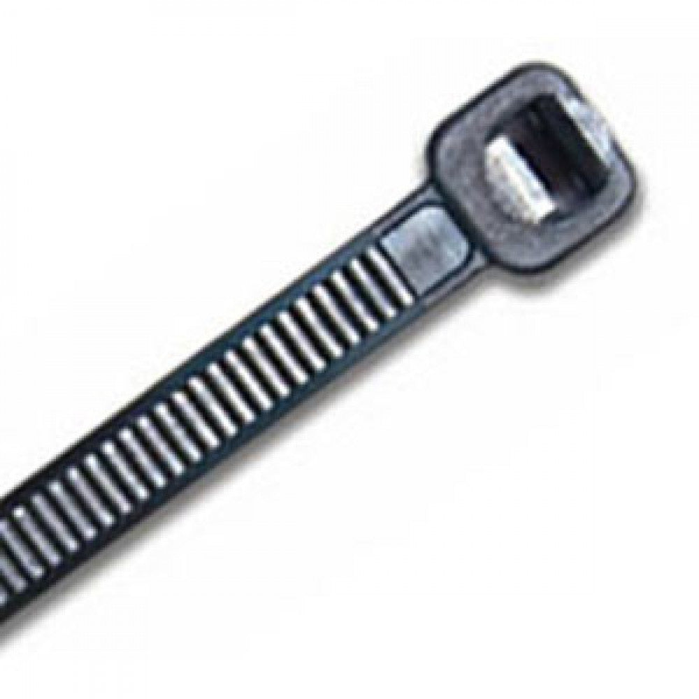 Isl 380 x 4.8mm Uv Nylon Cable Tie - Blk. - 100Pk