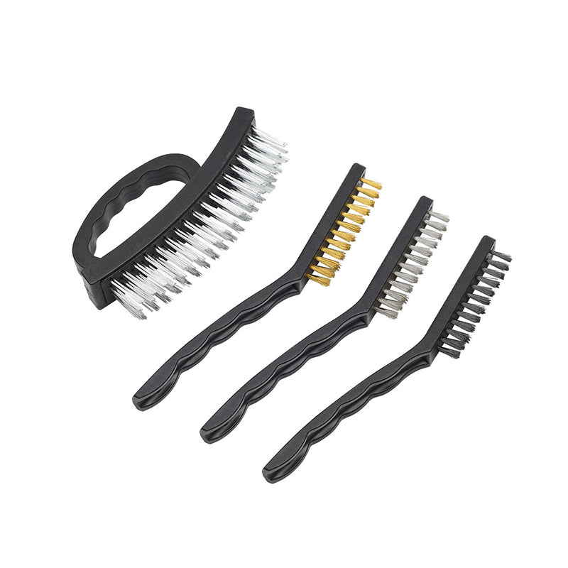 Trades Pro 4pc Wire Brush Set