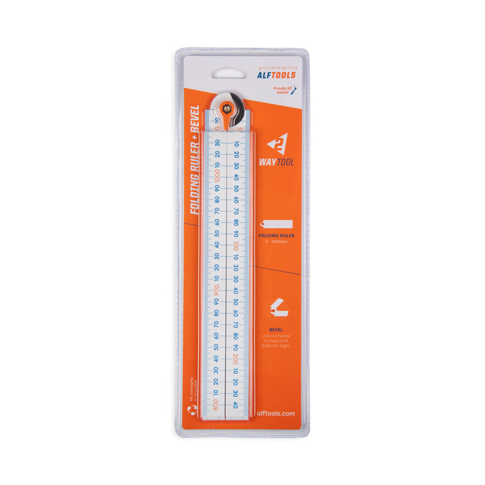 Alf Tools 2 Way Tool Folding Ruler Bevel