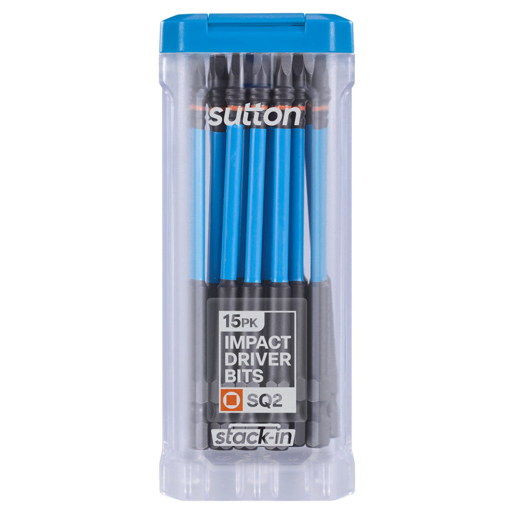 Screwdriver Bit SQ2 100mm 15 Pack