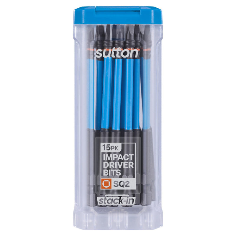 Screwdriver Bit SQ2 100mm 15 Pack