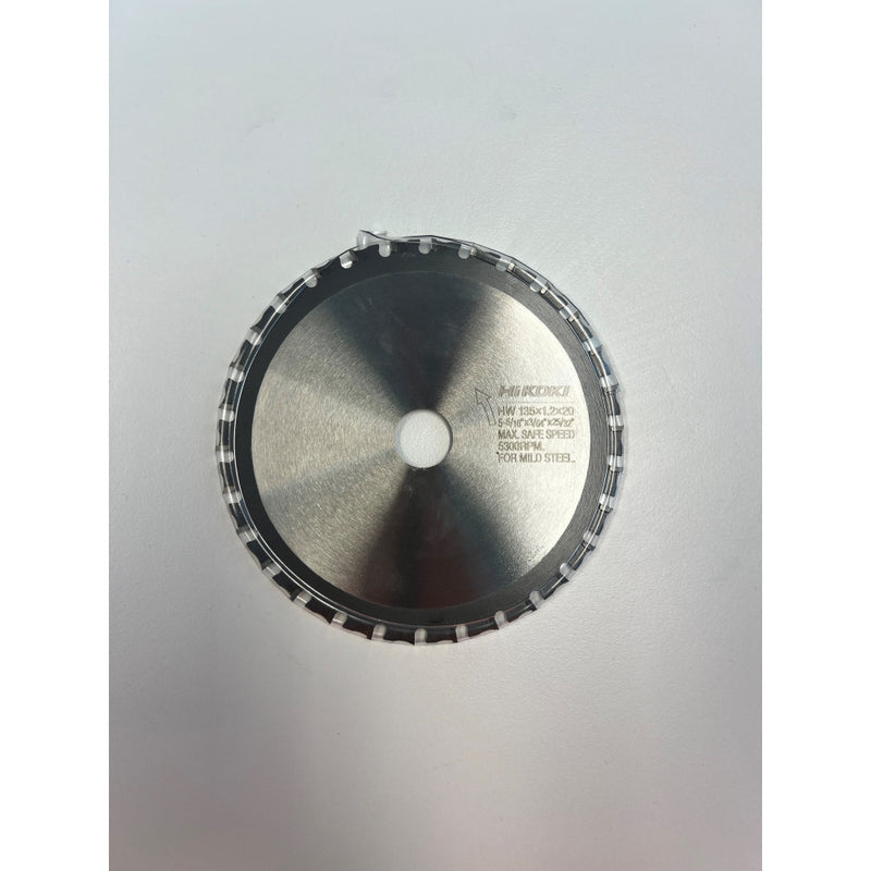 HiKOKI 135mm TIPPED SAW BLADE FOR CD1805DB 135 x 20 30T