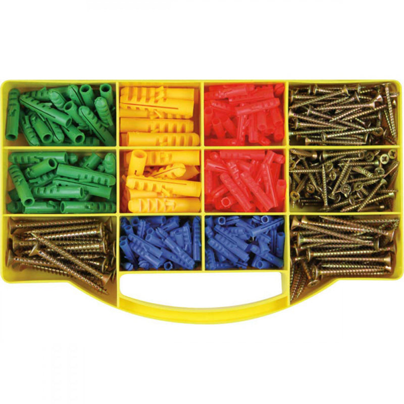 Champion Gj Grab Kit 500Pc Wall Plug & Screws Kit*