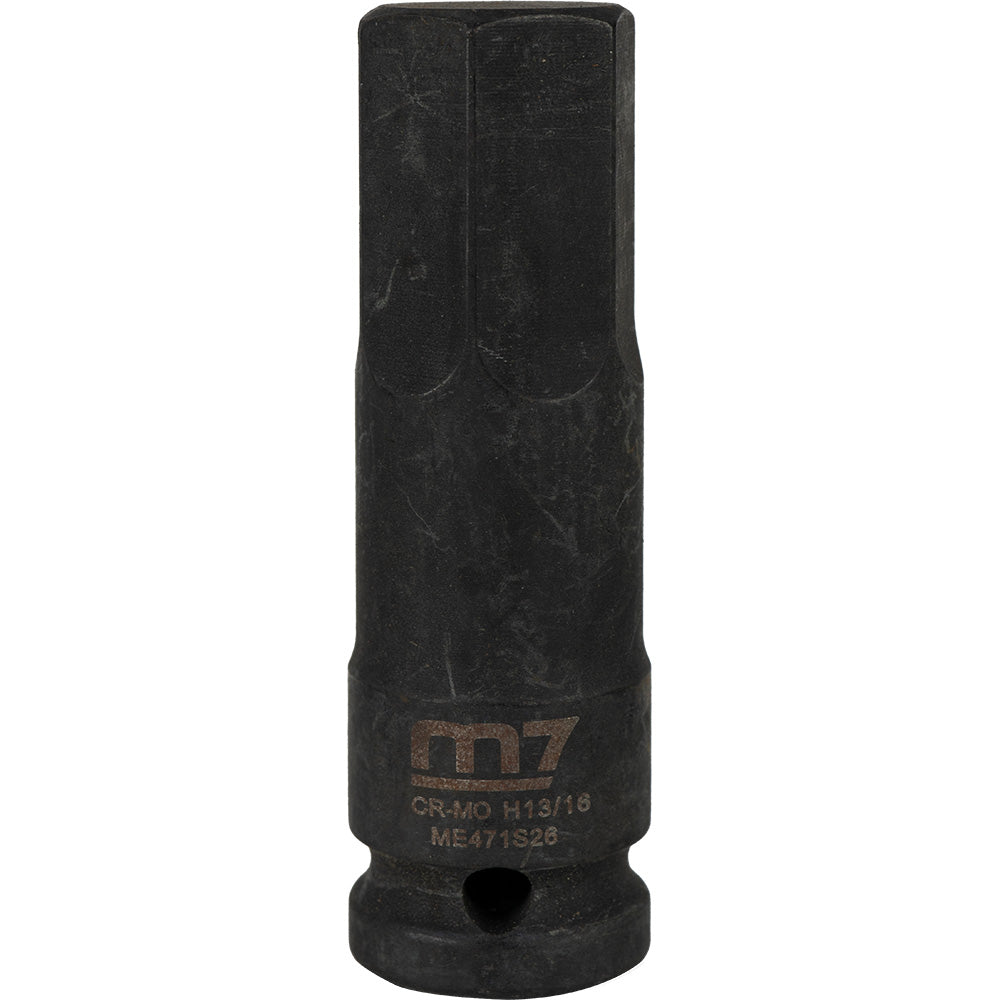 M7 Impact In Hex Socket, 1/2in Drive, 13/16in