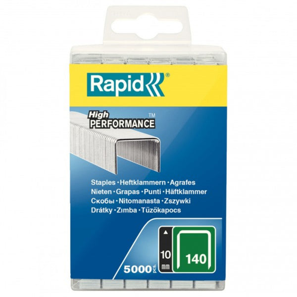 Rapid Staples 140/10 5000pcs Plastic Box