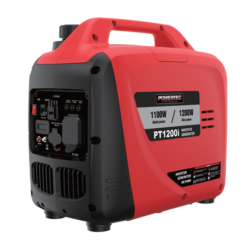 Powertec 1.2kw Silenced Inverter Generator