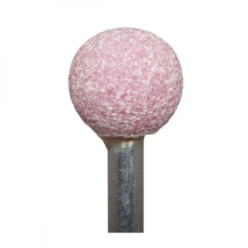 B122 Mounted Point PA80T Pink Aluminium Oxide 3mm Shank For Steel & Iron