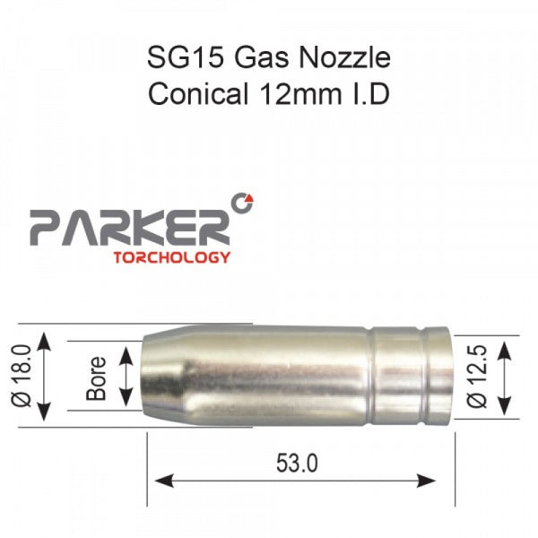 Parker SG15 Nozzle Conical Pack Of 2