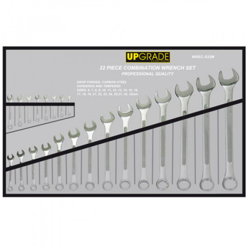 Upgrade Combination Wrench Set 22pc-6-32mm