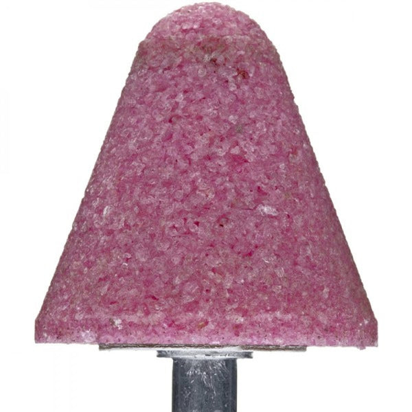 A4 Mounted Point PA46PV Pink Aluminium Oxide 6mm Shank For Steel & Iron